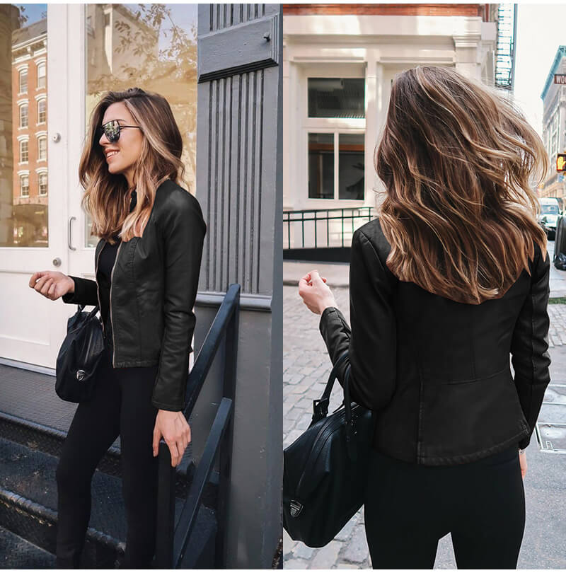 Sophia™ | Chaqueta italiana de cuero