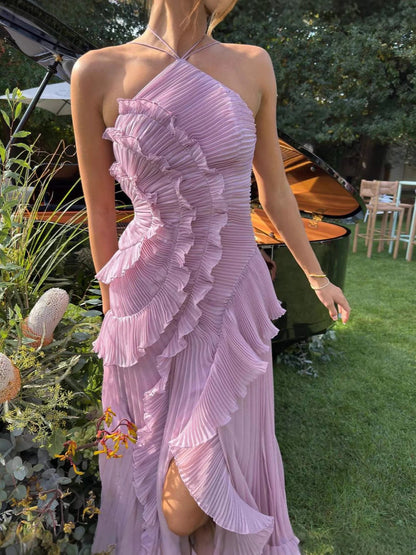 Junie™ - VESTIDO CON VOLANTES ENCANTADOR Y DETALLES ELEGANTES
