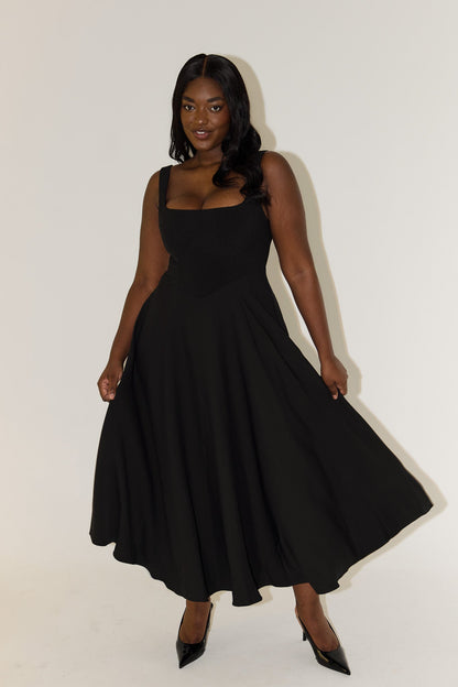 Amelia™ | Vestido Midi Flowy Atemporal