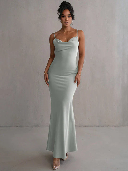 Pauline – Elegante Vestido Largo Sin Espalda