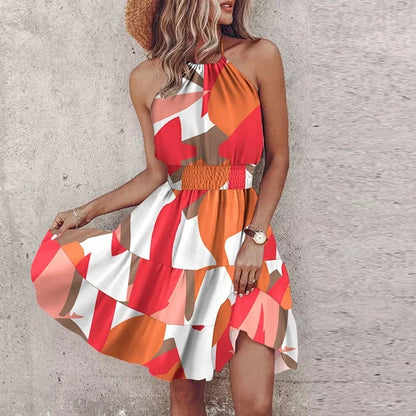Adrianna™ - VESTIDO MINI ESTAMPADO CON DISEÑO ELEGANTE