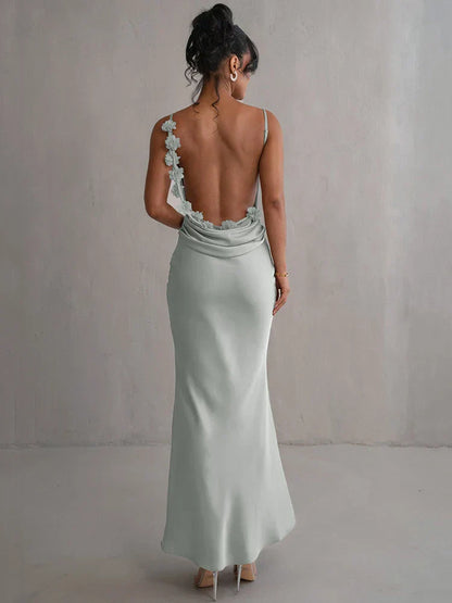 Pauline – Elegante Vestido Largo Sin Espalda