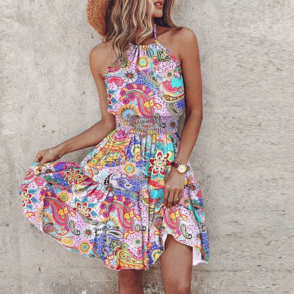 Adrianna™ - VESTIDO MINI ESTAMPADO CON DISEÑO ELEGANTE