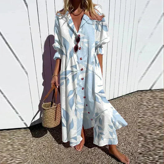 Janet | Vestido Maxi Boho de Lujo