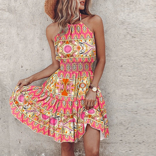 Adrianna™ - VESTIDO MINI ESTAMPADO CON DISEÑO ELEGANTE