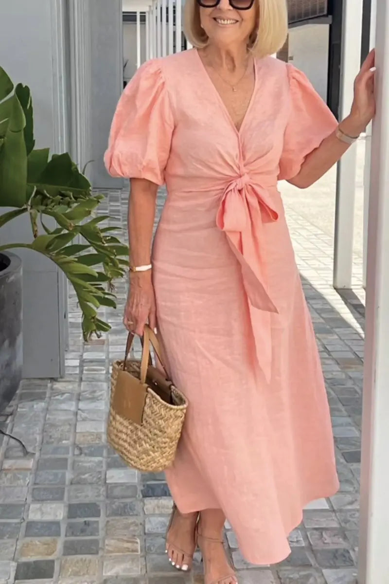 SERENA™ - VESTIDO LIGERO CON ESCOTE EN V