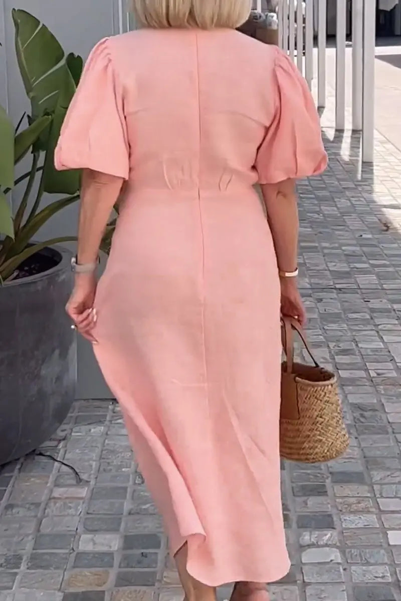 SERENA™ - VESTIDO LIGERO CON ESCOTE EN V