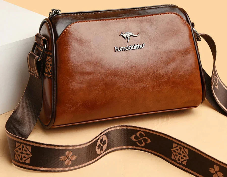 Bolso Retro de Piel para Mujer