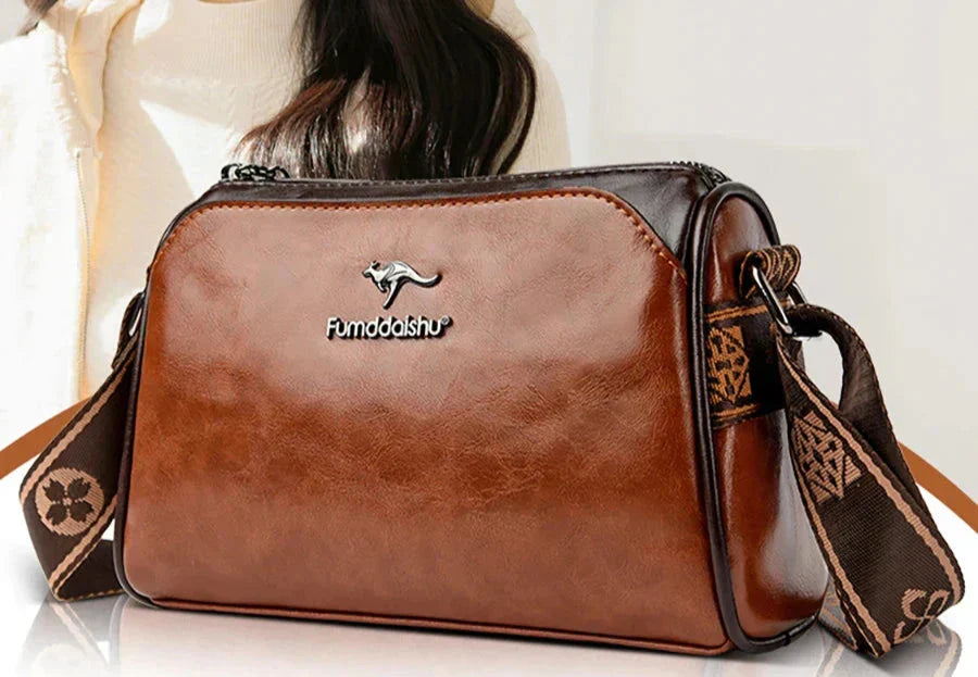 Bolso Retro de Piel para Mujer