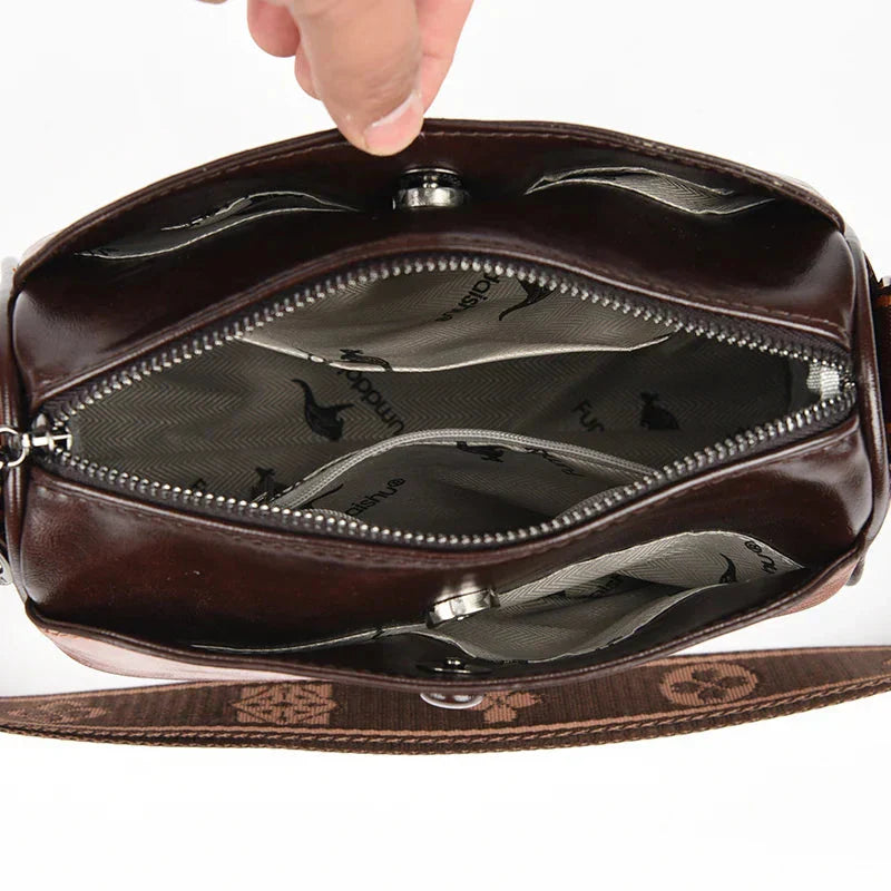 Bolso Retro de Piel para Mujer