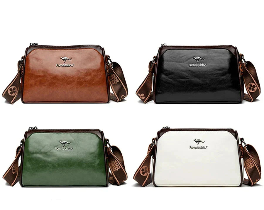 Bolso Retro de Piel para Mujer