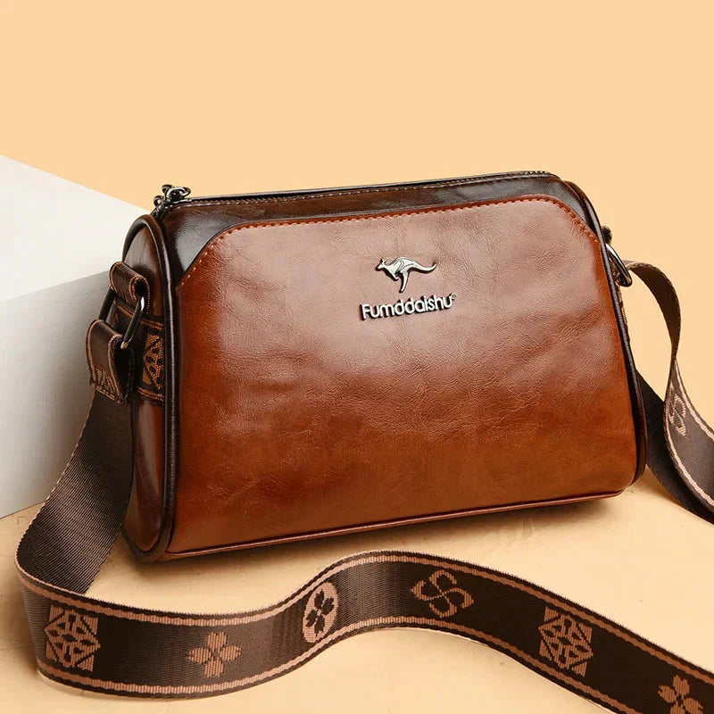 Bolso Retro de Piel para Mujer
