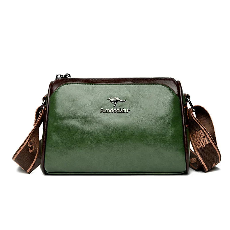 Bolso Retro de Piel para Mujer