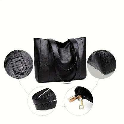 Ava - Bolso de Hombro de Piel Genuina con Estilo Atemporal