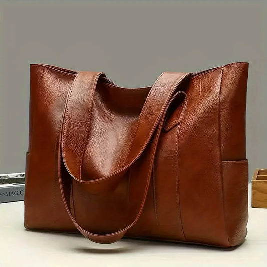 Ava - Bolso de Hombro de Piel Genuina con Estilo Atemporal