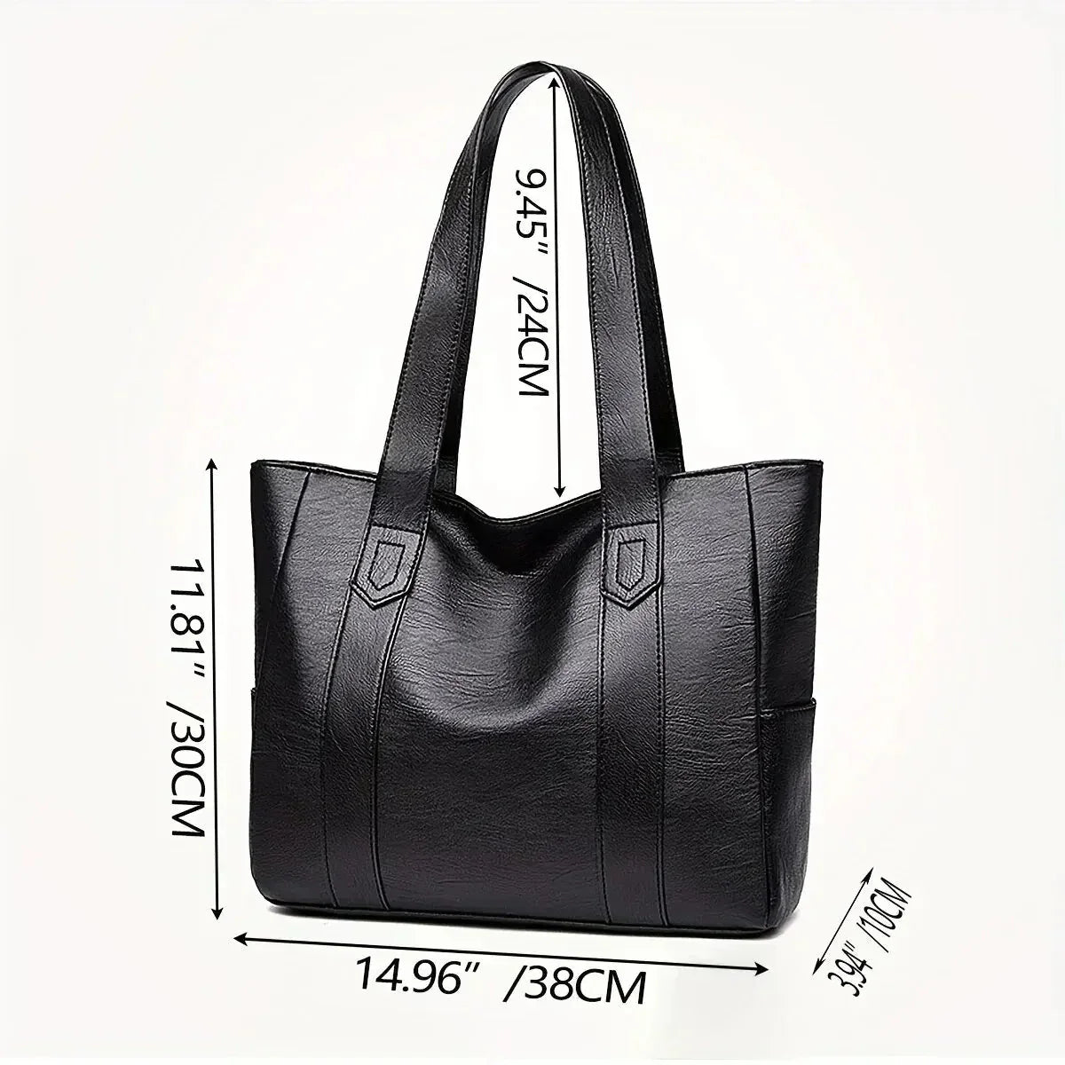 Ava - Bolso de Hombro de Piel Genuina con Estilo Atemporal