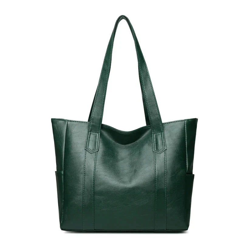 Ava - Bolso de Hombro de Piel Genuina con Estilo Atemporal