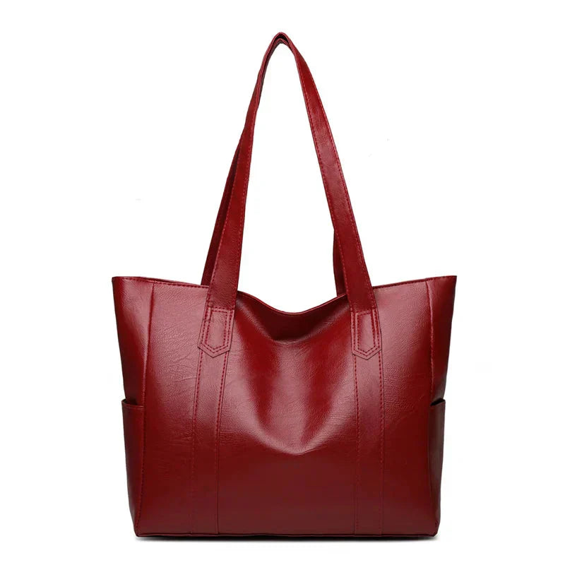 Ava - Bolso de Hombro de Piel Genuina con Estilo Atemporal