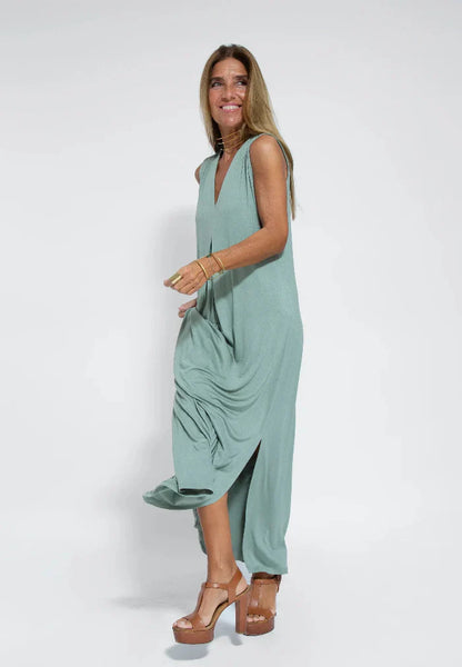 Ayania - Vestido entallado con chaleco