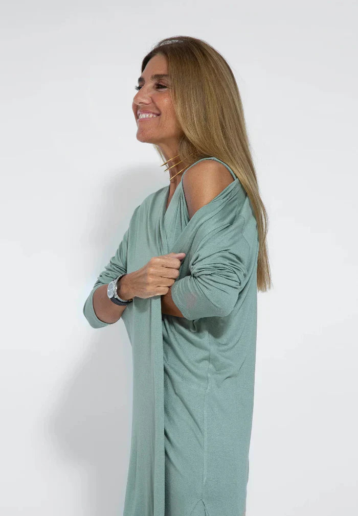 Ayania - Vestido entallado con chaleco