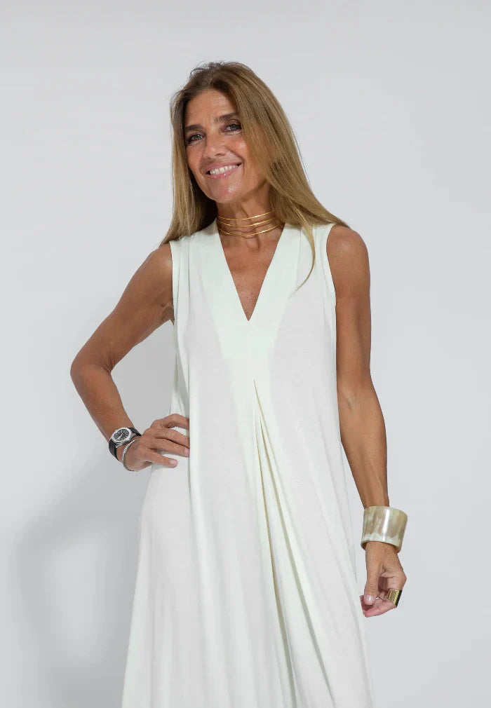 Ayania - Vestido entallado con chaleco